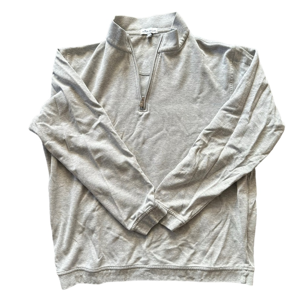 Grey Peter Millar 1/4 Quarter Zip - L
